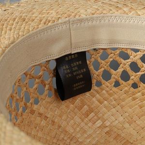 Nouveau Chapeau Canotier Rétro Français 2025 à Large Bord, Chapeau de Soleil en Paille Creux de Luxe pour Femme - Product Image 6