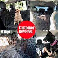 Produits phares : Housse de siège de voiture pour chien avec hamac arrière imperméable en Oxford 600D durable avec rabats latéraux