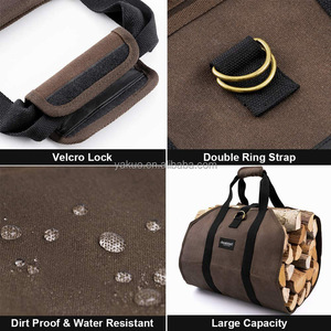 Fourre-tout durable en <span class=keywords><strong>bois</strong></span> de <span class=keywords><strong>chauffage</strong></span> avec poignées rembourrées - Product Image 4