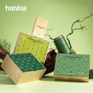 Tianhui Empty <strong>Paper</strong> <strong>Box</strong> Manufacturer <strong>Small</strong> Gold Folding <strong>Paper</strong> <strong>Box</strong> Suitable for Loose Tea Packaging - Product Image 6