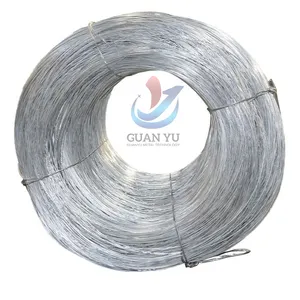 Alambre de acero galvanizado 0,2-0,22mm 1,0mm 2mm calibre 9 cable de acero Precio de alta resistencia por kg LÍNEA DE ACERO