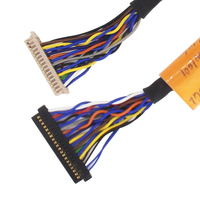 Oem lvds kabel 20 30 60 50 51 pins für lcd panel sony samsung lvds kabel flex 40 pin lvds kabel