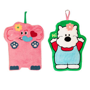 <span class=keywords><strong>Toalla</strong></span> de Mano <span class=keywords><strong>Infantil</strong></span> para Baño, de Secado Rápido, Absorbente, con Forma de Cachorro de Coral, para Fiestas en el Bosque - Product Image 1