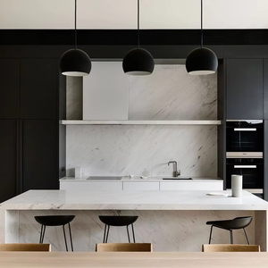 CBMmart Modern Water-Resistant Solid Wood With MDF Wood American <strong>Kitchen</strong> <strong>Cabinet</strong> Full Complete <strong>Set</strong> For House Renovation - Product Image 6