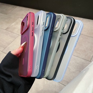 เคสโทรศัพท์แม่เหล็กแบบด้านลายจุดใหม่สำหรับ iPhone 18 15 16 17 Pro Max พร้อมฟิล์มเลนส์ HD ป้องกันฝาหลัง - Product Image 3