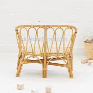 Silla de ratán hecha a mano para niños, silla de bebé tejida natural, muebles duraderos ecológicos para el hogar - Product Image 6