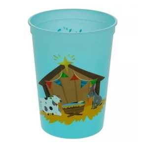Tazze da stadio in plastica 8 oz tazze blu di <span class=keywords><strong>buon</strong></span> <span class=keywords><strong>compleanno</strong></span> - Product Image 1