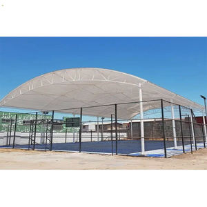 Structure de Toit en Membrane Tendue en Acier pour Terrains de Tennis Extérieurs, Abri de Protection Solaire Sportif en Tissu PDVF pour Stades - Product Image 6