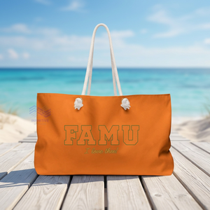 กระเป๋าผ้าแคนวาสปักลาย FAMU ฟลอริด้า เอแอนด์ เอ็ม ยูนิเวอร์ซิตี้ แบบเปิดโล่ง สะดวกสำหรับการช้อปปิ้ง สไตล์แฟชั่นสำหรับสุภาพสตรี - Product Image 3