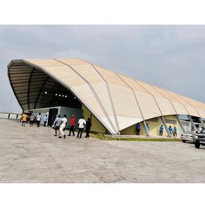 Techos de membrana arquitectónica tensada para grandes estadios al aire libre Exposiciones Fábricas Hoteles y parques-PVDF/PTFE - Product Image 1