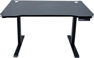 Mesa de juego ergonómica de altura ajustable de un solo motor eléctrico G11, superficie de MDF, tira LED colorida, diseño moderno para el hogar y la Oficina - Product Image 4