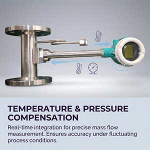 <span class=keywords><strong>Vortex</strong></span> flowmeter met flenstype, temperatuur- en drukcompensatie - Product Image 3