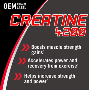 Premium Amino Acids Tablet for Lean Muscle Mass | BCAA 2:1:1 &amp; <strong>Creatine</strong> Formula | Custom Brand Performance Supplement - Product Image 2
