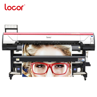Locor-plóter de cabezal de impresión dx5 plus, 1,6 metros, banner flexible de vinilo, impresora ecosolvente, 2 uds.