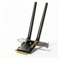 UGREEN AX1800 Tarjeta de Red Inalámbrica PCI E WiFi 6 Bluetooth 5.4 de Doble Banda 2.4G 5G con Antenas Externas Desmontables CM960