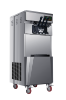 Machine à glace molle aromatisée avec pré-refroidissement, machine à sundae automatique sur pied, machine à açaï congelé