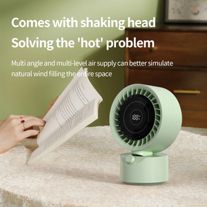 Настольный мини-вентилятор Hxtc88: новый, портативный, персональный, с бесщеточным двигателем, USB-зарядкой, для дома и офиса - Product Image 6