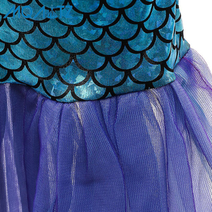 MQATZ niñas <span class=keywords><strong>sirena</strong></span> <span class=keywords><strong>Ariel</strong></span> princesa vestido lentejuelas nuevo <span class=keywords><strong>sirena</strong></span> cola de pez vestido estilo occidental vestido falda MRY009 - Product Image 5