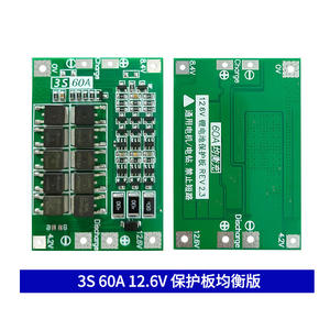 6 S 12A 6 Serie 22,2 V 18650 Lithium-Batteries chutz platine Leiterplatte BMS 60A Schutz platine - Product Image 5