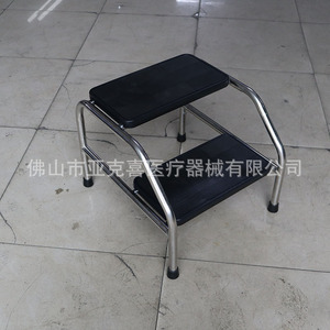 Thickened stainless steel <b>portable</b> stair <b>stool</b> for hospitals, home use, shoe changing <b>stool</b>, footrest for gynecological - Product Image 2