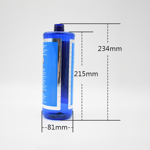 Bouteilles <span class=keywords><strong>de</strong></span> sirop transparentes bleues personnalisables <span class=keywords><strong>de</strong></span> 1000 ml avec pompe <span class=keywords><strong>de</strong></span> précision à buse verrouillable <span class=keywords><strong>de</strong></span> 1/4 oz pour l'emballage <span class=keywords><strong>de</strong></span> sirop - Product Image 2