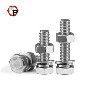 Tornillos y Tuercas de Acero Inoxidable SS 304 <span class=keywords><strong>A2</strong></span>-<span class=keywords><strong>70</strong></span> Din933 M6 M10 M12, Tornillos Hexagonales, Tuercas y Arandelas - Product Image 6