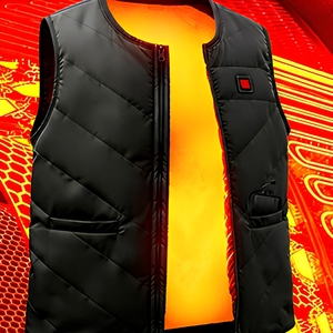 Gilet Riscaldante Elettrico Invernale per Adulti, Ricaricabile, Resistente all'Acqua, Senza Maniche, <span class=keywords><strong>Abbigliamento</strong></span> Caldo - Product Image 6