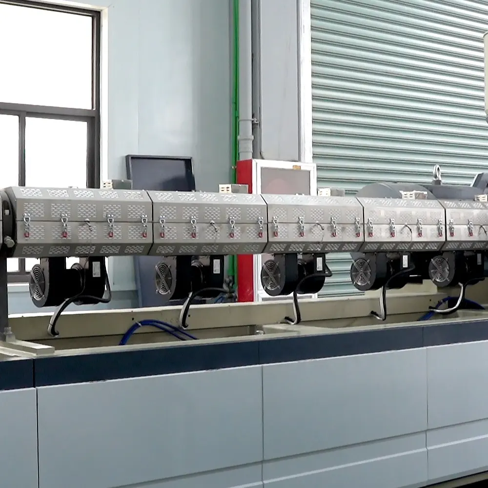 Mesin ekstruder Pp plastik penggerak hidrolik sepenuhnya otomatis lini produksi peralatan