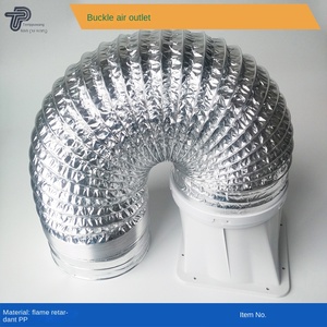 Capot <span class=keywords><strong>de</strong></span> <span class=keywords><strong>hotte</strong></span> mural extérieur en plastique ABS avec <span class=keywords><strong>clapet</strong></span> <span class=keywords><strong>anti</strong></span>-<span class=keywords><strong>retour</strong></span> pour évacuation <span class=keywords><strong>de</strong></span> fumée et air, pour cuisine et toilettes, TP-6600 100-200mm - Product Image 4