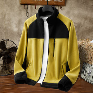 เสื้อแจ็กเก็ตผ้าลูกฟูกสำหรับผู้ชายและผู้หญิงเสื้อโค้ทสีดำแบบถอดออกได้ใหม่กันลมและกันน้ำยอดนิยมกลางแจ้งโลโก้ออกแบบได้ตามต้องการ - Product Image 1