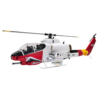 Hélicoptère télécommandé RC FL500 V2 FLISHRC AH-1 Cobra, simulation réaliste, avec contrôle de vol L7 professionnel