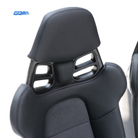 Siège de course électrique à réglage en hauteur en fibre de carbone et cuir Nappa pour Porsche 718 911 GT3RS, modèle universel