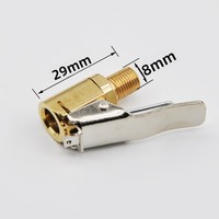 Buse de gonflage rapide de tuyau de gonflage de type mandrin en laiton métallique avec produit de matériel de joint de tête d'air