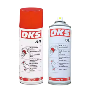 German OKS 511 Quick-drying Molybdenum Disulfide <b>Spray</b> Dry Film Antifriction Coating Lubricant Grayish Black 400ml - Product Image 3