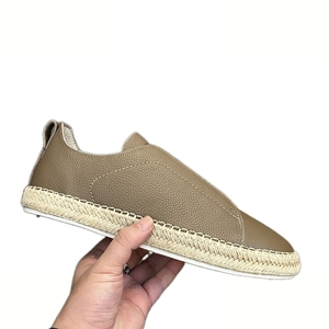 Scarpe Casual in Pelle Originali Italiane Comode e Versatili Scarpe Sportive Casual da Uomo Scarpe da Skateboard con Suola in <span class=keywords><strong>Rattan</strong></span> - Product Image 3
