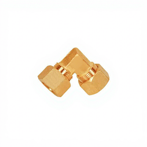 Raccord coudé à compression 90 degrés, diamètre extérieur 1/2 pouce, raccord à compression en laiton - Product Image 6
