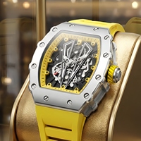 Montre Homme ONOLA 3826 Nouvelle Collection Tendance, Montre à Quartz 3ATM, Montres Décontractées Lumineuses