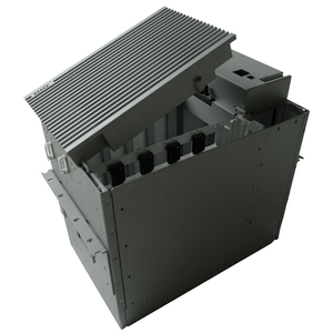 Tùy chỉnh 6063 đen anodized nhôm khối rắn giá máy với CNC gia công dịch vụ - Product Image 4