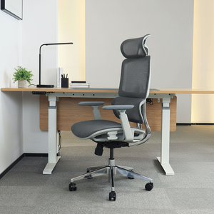 كرسي مكتب دوار فاخر من الألومنيوم قابل للإمالة بتصميم مريح للمدير من بريميوم لابس - Product Image 4