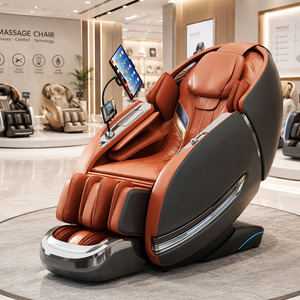 GUOHENG New <b>Zero</b> <b>Gravity</b> <b>Chair</b> Black Pu Leather <b>Chair</b> Smart 4d <b>Chair</b> - Product Image 1