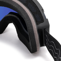 Lunettes de motocross polarisées UV400, anti-buée, coupe-vent, anti-poussière, monture intégrale en TPU, sangle réglable pour le ski et la motoneige