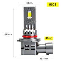 Ampoule de phare LED 9005 9012 H8 H11, puissance Canbus, Plug and Play, ventilateur silencieux, 6500K, certifiée CE, pour voiture universelle | Sunshiny SZ2