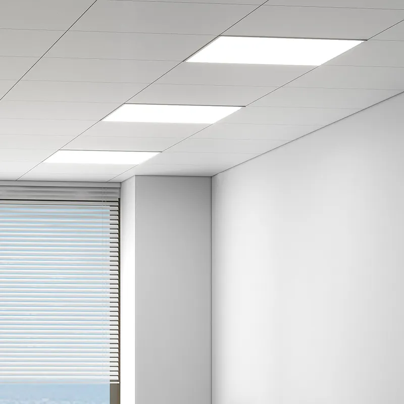 Modern Shopping Centres Lighting Bright Square Recessed LED Panel Light For Ceiling