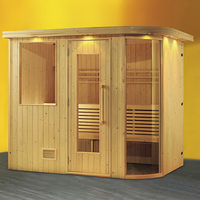 Sauna traditionnel Spa Sauna 4 personnes canadien en bois de cèdre de pruche Sauna finlandais infrarouge Sauna intérieur