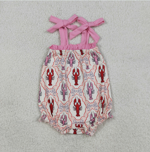 Conjunto de ropa de bebé niña con lazo, túnica a cuadros, volantes y pantalones cortos, vestido y pelele - Product Image 3