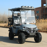 Voiturette de golf certifiée CE, nouveau design, batterie lithium 60V 72V, électrique, 2, 4, 6, 8, 10 places, tout-terrain, avec boîte de rangement