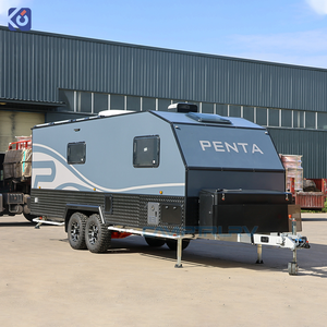 <span class=keywords><strong>Caravane</strong></span> de voyage moderne CAMPTRL avec armoires de style européen, tiroirs à fermeture douce, éclairage LED pour un camping contemporain - Product Image 2