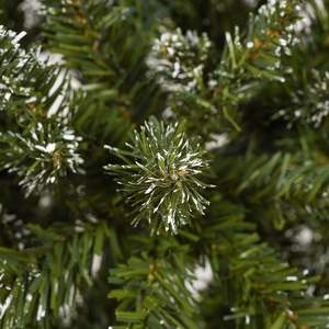 Arbre de Noël en PVC avec <span class=keywords><strong>sapin</strong></span> artificiel à pointe de neige et support métallique pliable de 4 pieds, <span class=keywords><strong>180</strong></span> pointes, vert - Product Image 2