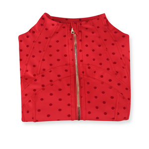 เสื้อแจ็คเก็ตโยคะยี่ห้อ L รุ่น Correct Edition Define Style ซิปสีทองพร้อมโลโก้ลายจุด สำหรับผู้หญิง ออกกำลังกาย ฟิตเนส สปอร์ต โกก้าแวร์ - Product Image 5