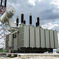 Transformateur de puissance triphasé haute tension 158 kV 50 MVA 70 MVA immergé dans l'huile, certifié IEC60076, garantie 2 ans, prix Onan
